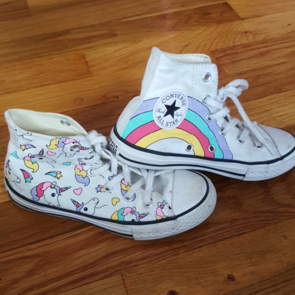 Girls Converse Unicorn Sneaker - worn